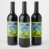 Dylan Thomas Welsh dichter Wijn Etiket (Flessen)