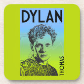 Dylan Thomas Welsh Poet Bier Onderzetter (Voorkant)