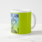 Dylan Thomas Welsh Poet Grote Koffiekop (Voorkant rechts)