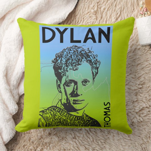 Dylan Thomas Welsh Poet Kussen (Deken)