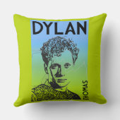 Dylan Thomas Welsh Poet Kussen (Achterkant)