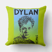 Dylan Thomas Welsh Poet Kussen (Voorkant)