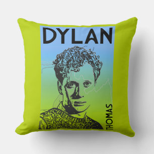 Dylan Thomas Welsh Poet Kussen