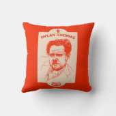 Dylan Thomas Welsh Poet Kussen (Achterkant)