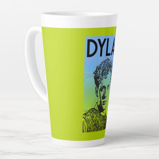 Dylan Thomas Welsh Poet Latte Mok (Linkerhoek)