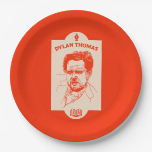 Dylan Thomas Welsh Poet Papieren Bordje
