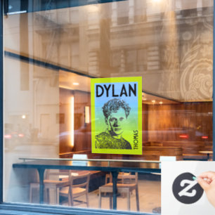 Dylan Thomas Welsh Poet Raamsticker
