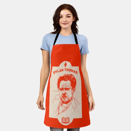 Dylan Thomas Welsh Poet Schort (Gedragen)
