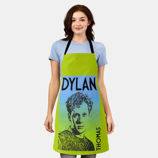 Dylan Thomas Welsh Poet Schort (Gedragen)