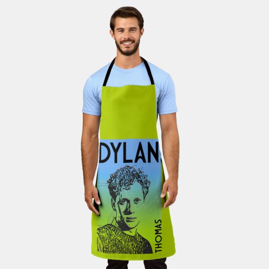 Dylan Thomas Welsh Poet Schort (Gedragen)