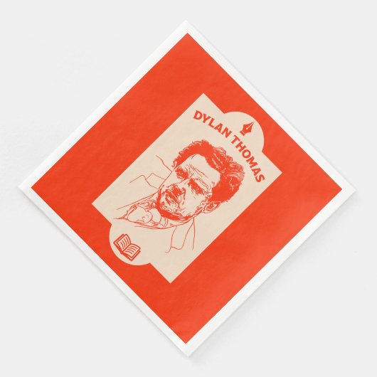 Dylan Thomas Welsh Poet Servet (Hoek)