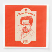 Dylan Thomas Welsh Poet Servet (Voorkant)