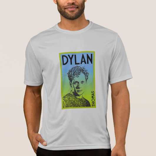 Dylan Thomas Welsh Poet T-shirt (Voorkant)