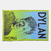 Dylan Thomas Welsh Poet Theedoek (Horizontaal)