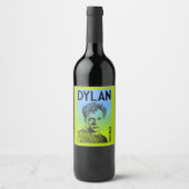 Dylan Thomas Welsh Poet Wijn Etiket (Voorkant)