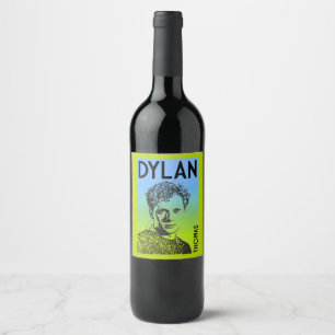 Dylan Thomas Welsh Poet Wijn Etiket