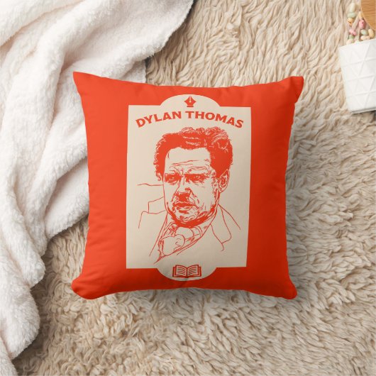Dylan Thomas Welshe Dichter Kussen (Deken)