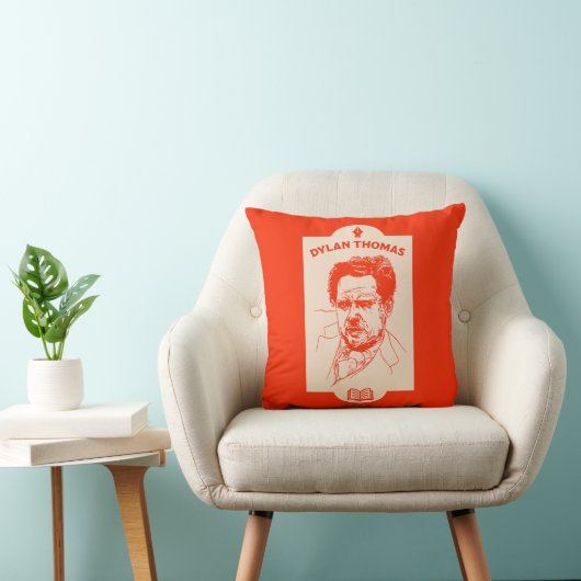 Dylan Thomas Welshe Dichter Kussen (Stoel)