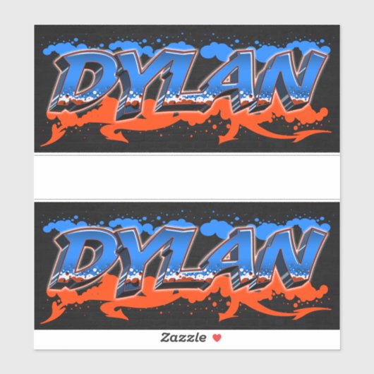 Dylan Vorname Name Graffiti Aufkleber Sticker (Vel)