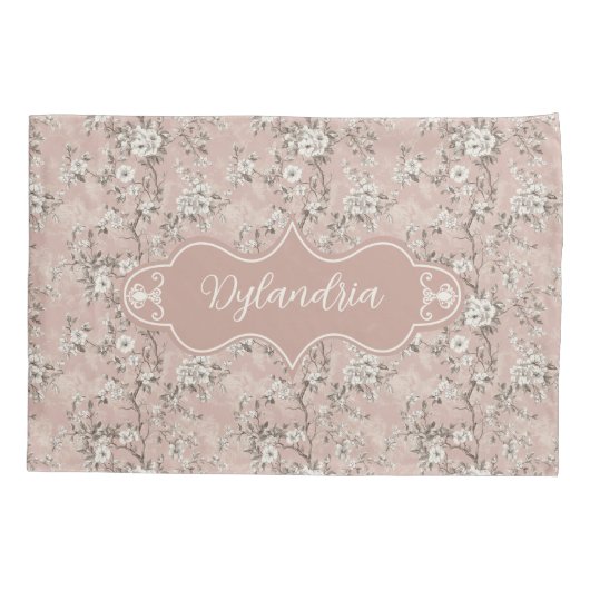 Dylandria  Dusty Roos Pink Kussensloop (Achterkant)