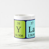 Dylano periodieke tabel naam mok (Center)