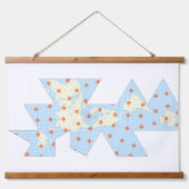 Dymaxion projectie met Tissot's indicator Hangend Wandkleed (Voorkant)