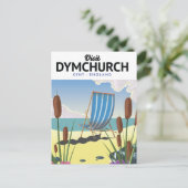 DymChurch Kent seaway-reisposter Briefkaart (Staand voorkant)