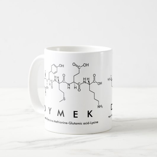 Dymek peptide name mok (Voorkant links)