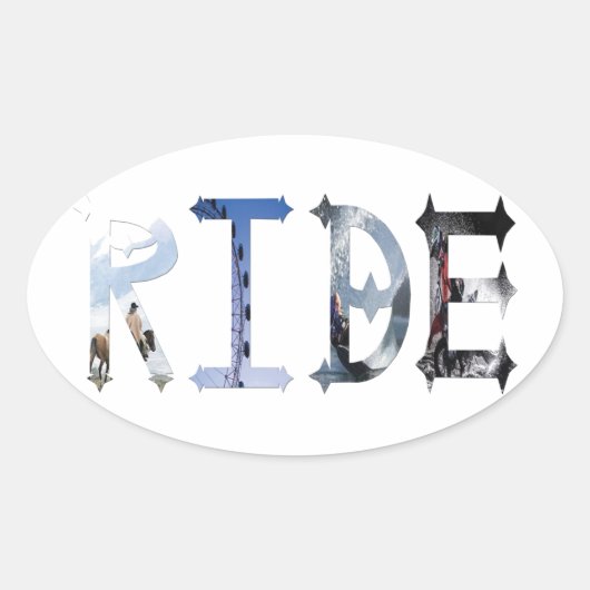Dymond Speers RIDE STICKERS (Voorkant)