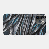 Dynamic Abstract Design of Interlocking Metallics Case-Mate iPhone Case (Achterkant (horizontaal))
