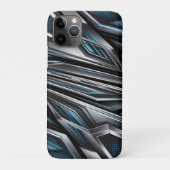 Dynamic Abstract Design of Interlocking Metallics Case-Mate iPhone Case (Achterkant)