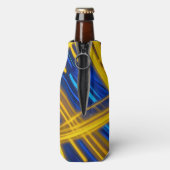 Dynamic Abstract Neon Light Speed Chaotic Tech Flesjeskoeler (Fles Achterkant)