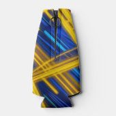 Dynamic Abstract Neon Light Speed Chaotic Tech Flesjeskoeler (Achterkant)