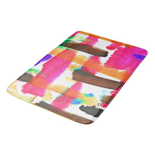 Dynamic Abstract Pattern in Art Badmat (Gekanteld)