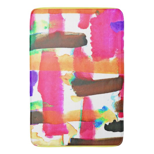 Dynamic Abstract Pattern in Art Badmat (Voorkant Verticaal)