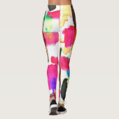 Dynamic Abstract Pattern in Art Leggings (Achterkant)