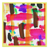 Dynamic Abstract Pattern in Art Perfect Poster (Voorkant)