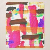 Dynamic Abstract Pattern in Art Sherpa Deken (Voorkant)