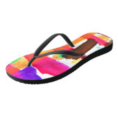 Dynamic Abstract Pattern in Art Teenslippers (Schuin)