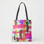Dynamic Abstract Pattern in Art Tote Bag (Voorkant)