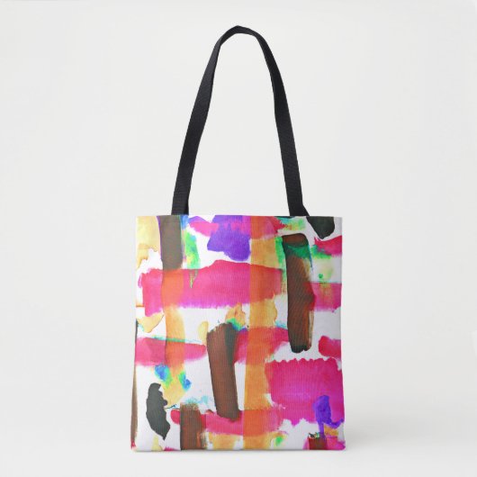 Dynamic Abstract Pattern in Art Tote Bag (Voorkant)