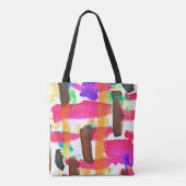 Dynamic Abstract Pattern in Art Tote Bag (Achterkant)