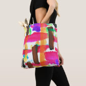 Dynamic Abstract Pattern in Art Tote Bag (Dichtbij)