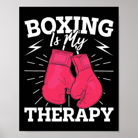 Dynamic Boxing Quote voor trainers van coaches Poster (Voorkant)