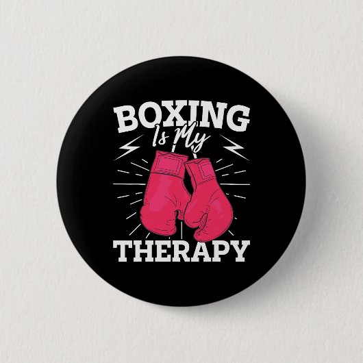 Dynamic Boxing Quote voor trainers van coaches Ronde Button 5,7 Cm (Voorkant)