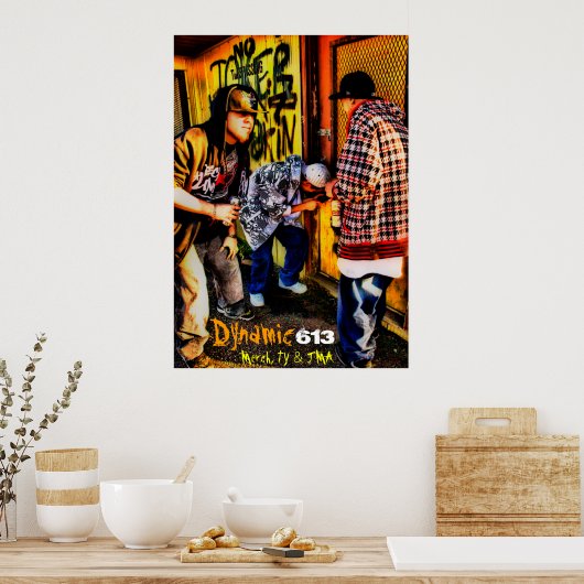 Dynamic Break & Entry (Merch, TY & JMA) [Poster] Poster (Keuken)