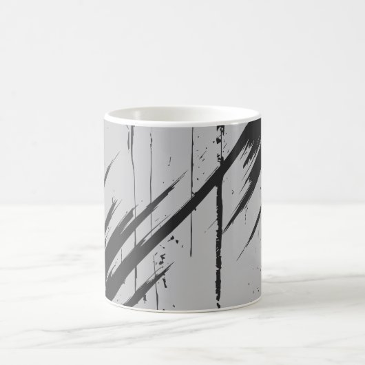 Dynamic Chaos of Black Strokes Koffiemok (Center)