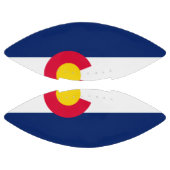 Dynamic Colorado State Flag Graphic op een American Football (Panelen)