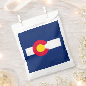 Dynamic Colorado State Flag Graphic op een Bedankzakje (Geknipt)