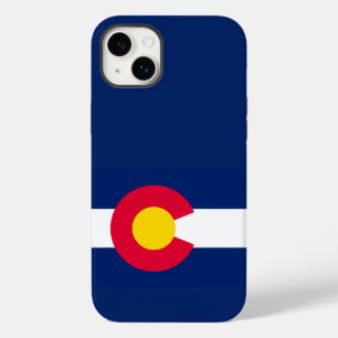 Dynamic Colorado State Flag Graphic op een Case-Mate iPhone 14 Plus Hoesje